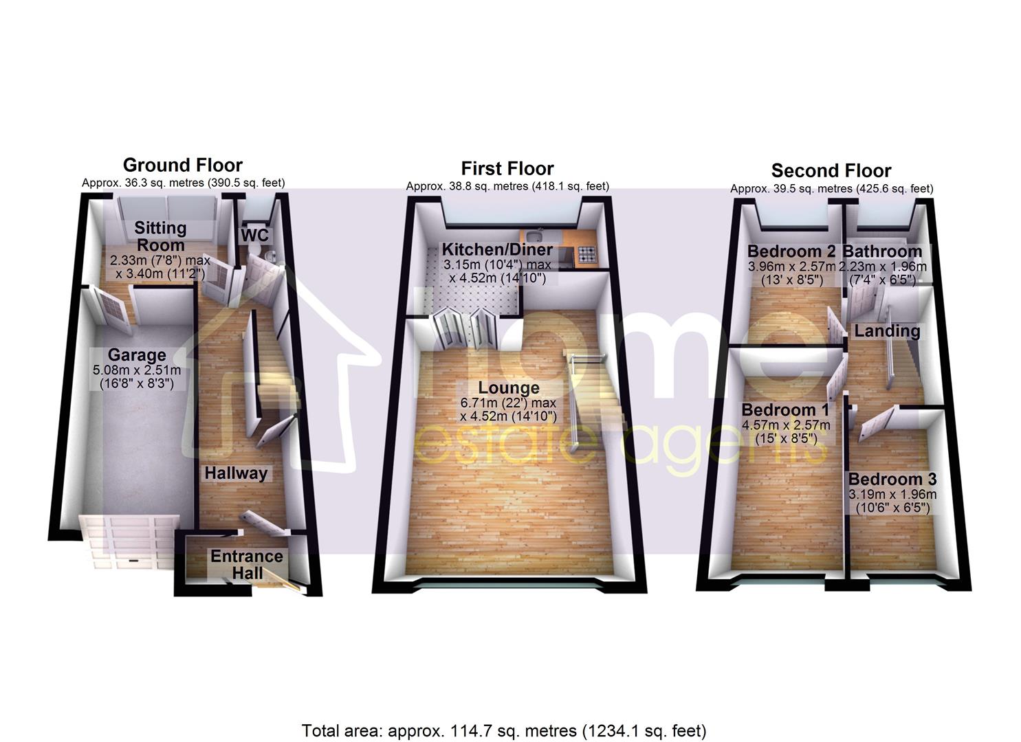 10, Green Hill Road, Hyde floorplan