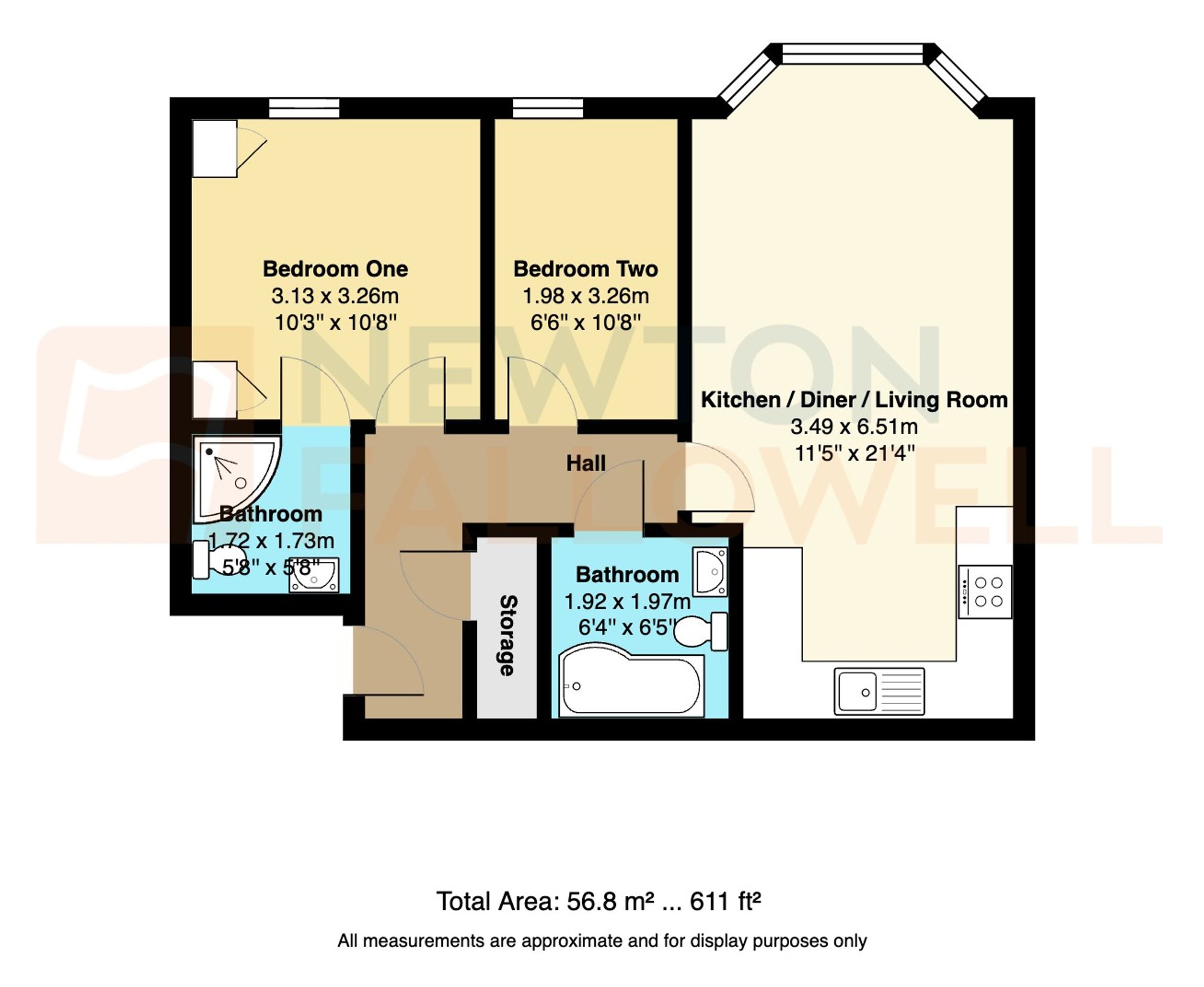 11 Grove Court, Worksop floorplan