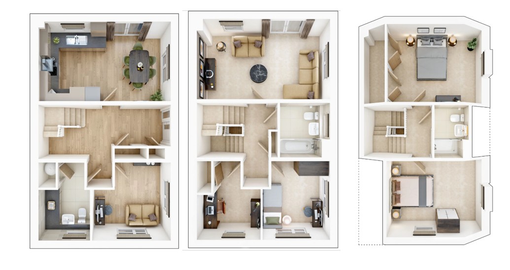 The Fontdale Plot 19,, Brunswick Road, Camberley floorplan