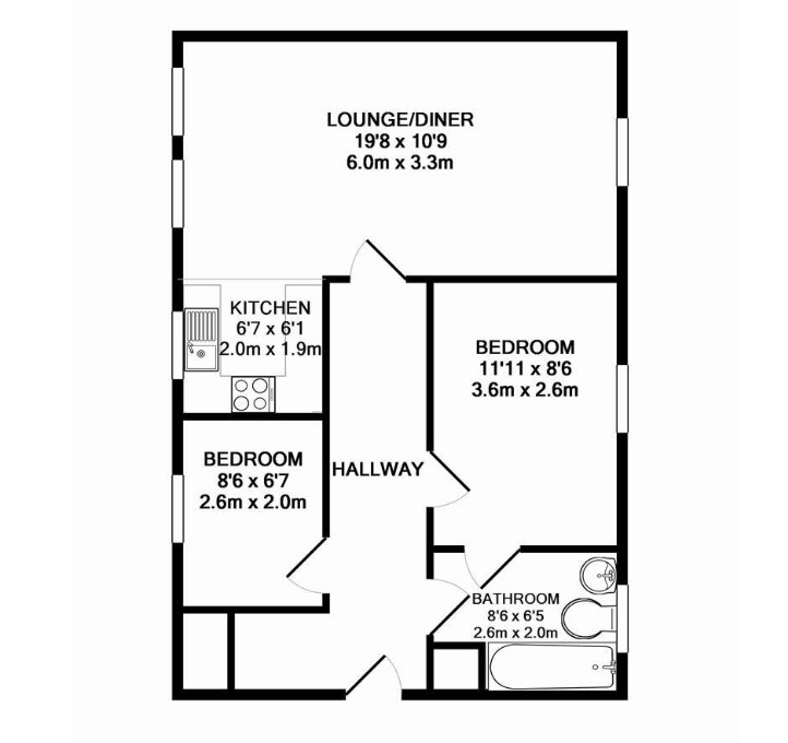 Chorlton Road, Manchester floorplan