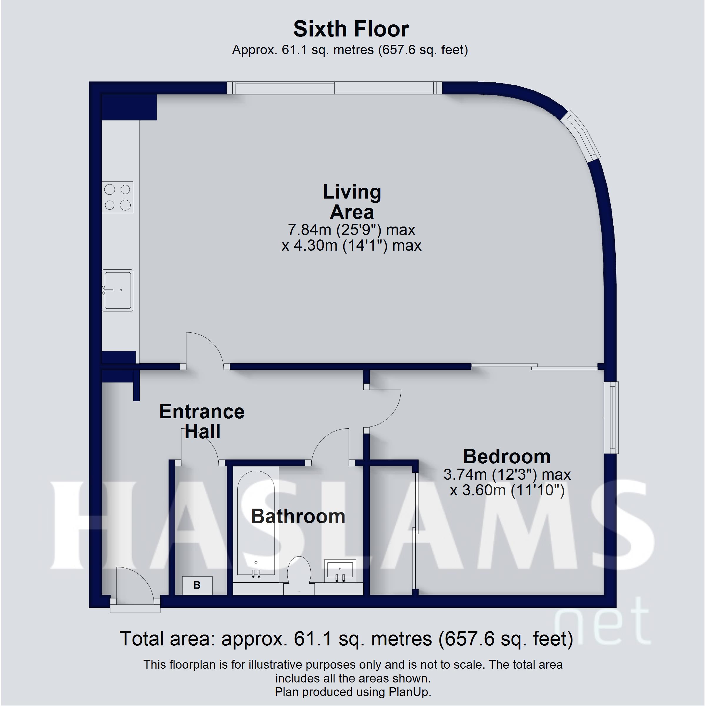 1 Bedrooms Flat to rent in Hayward, Chatham Place, Reading RG1