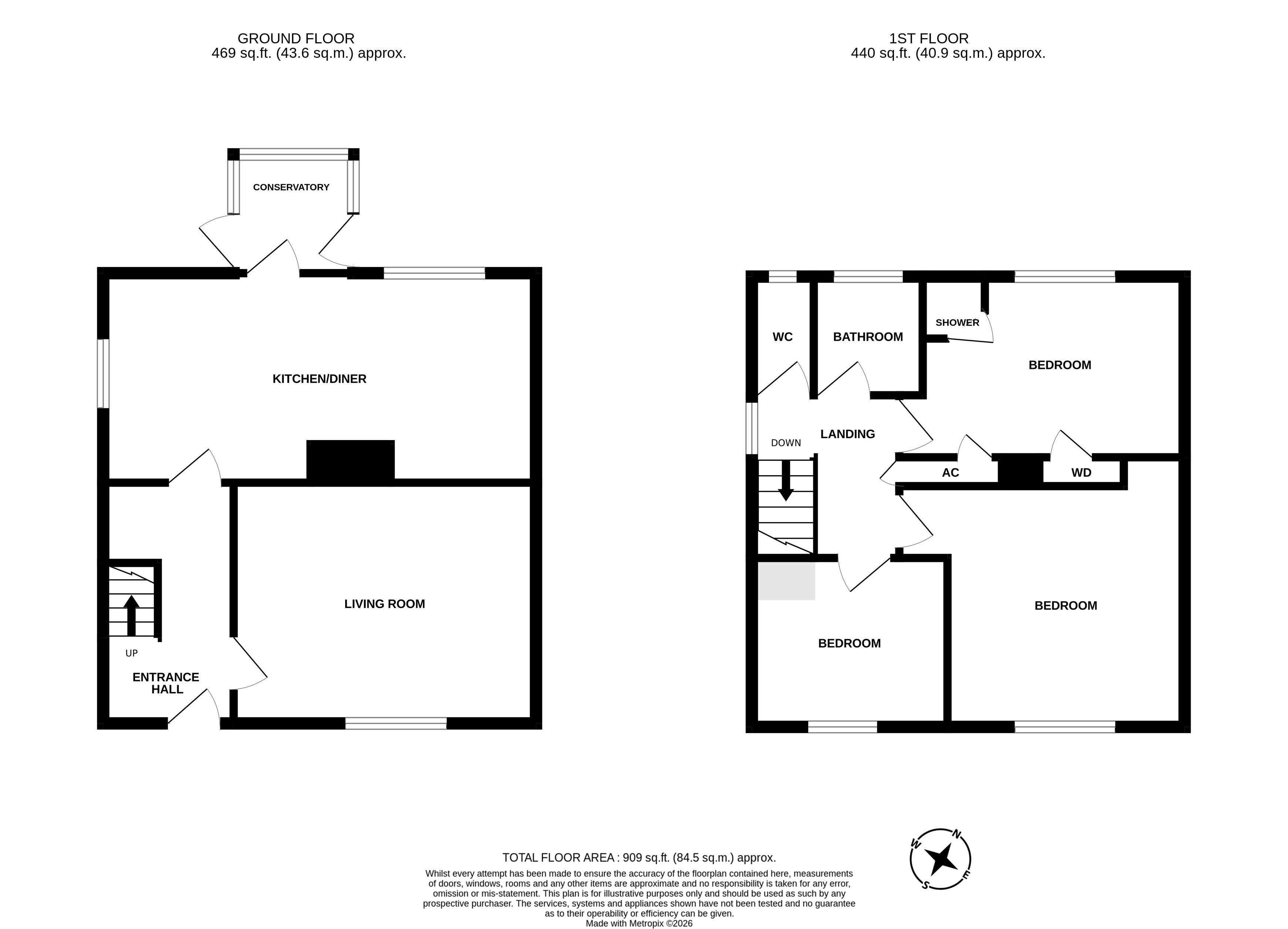 12, Childe Road, Kidderminster floorplan