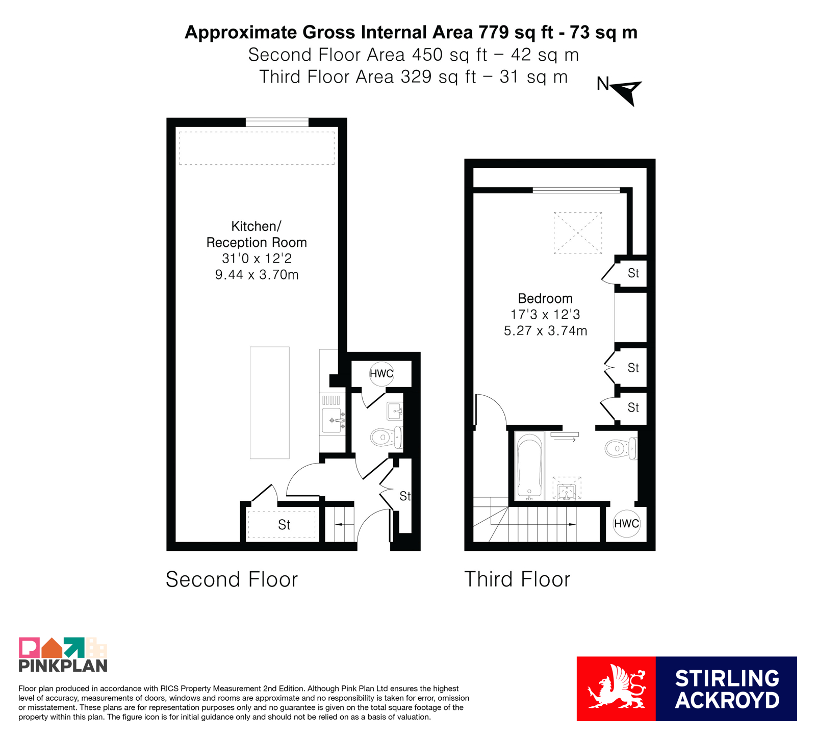 Unit 21b Waterside, 44-48, Wharf Road, London floorplan