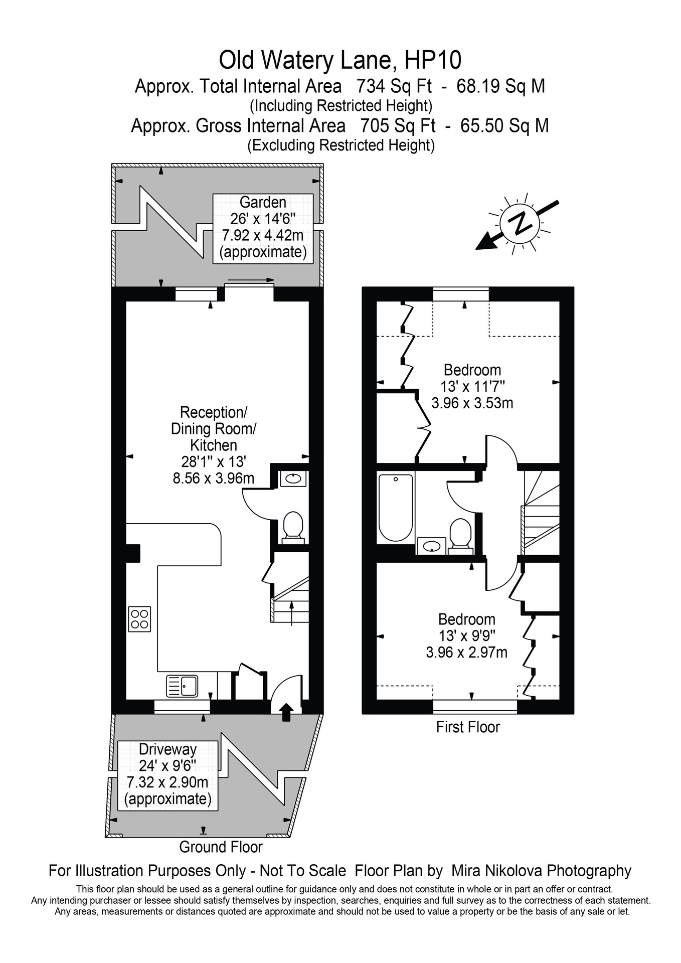 9 Old Watery Lane, Wooburn Green, High Wycombe floorplan