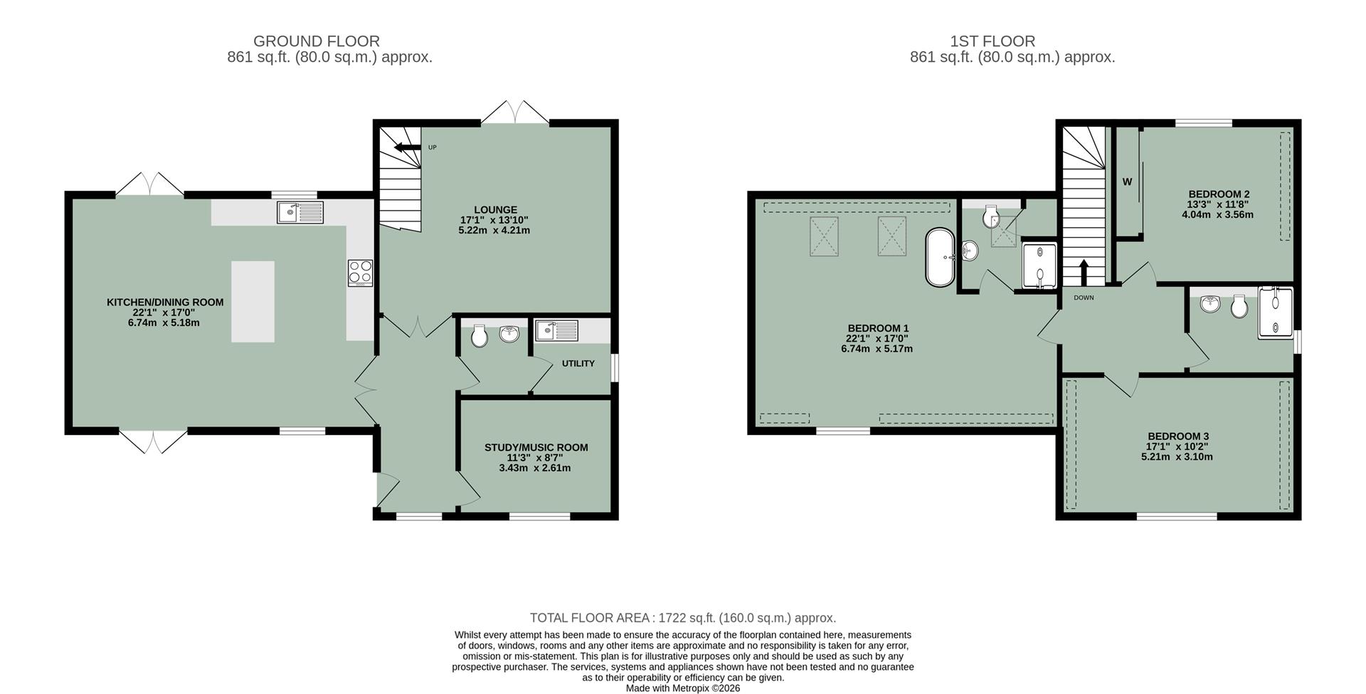 47, Preston Crowmarsh, Wallingford floorplan
