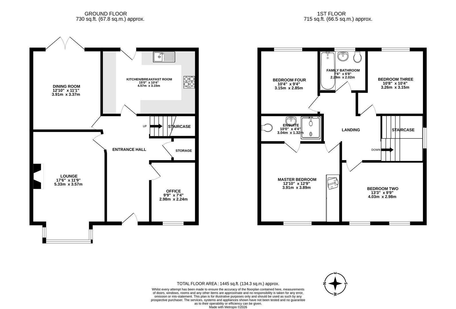 6, Beechfield Court, Leyland floorplan