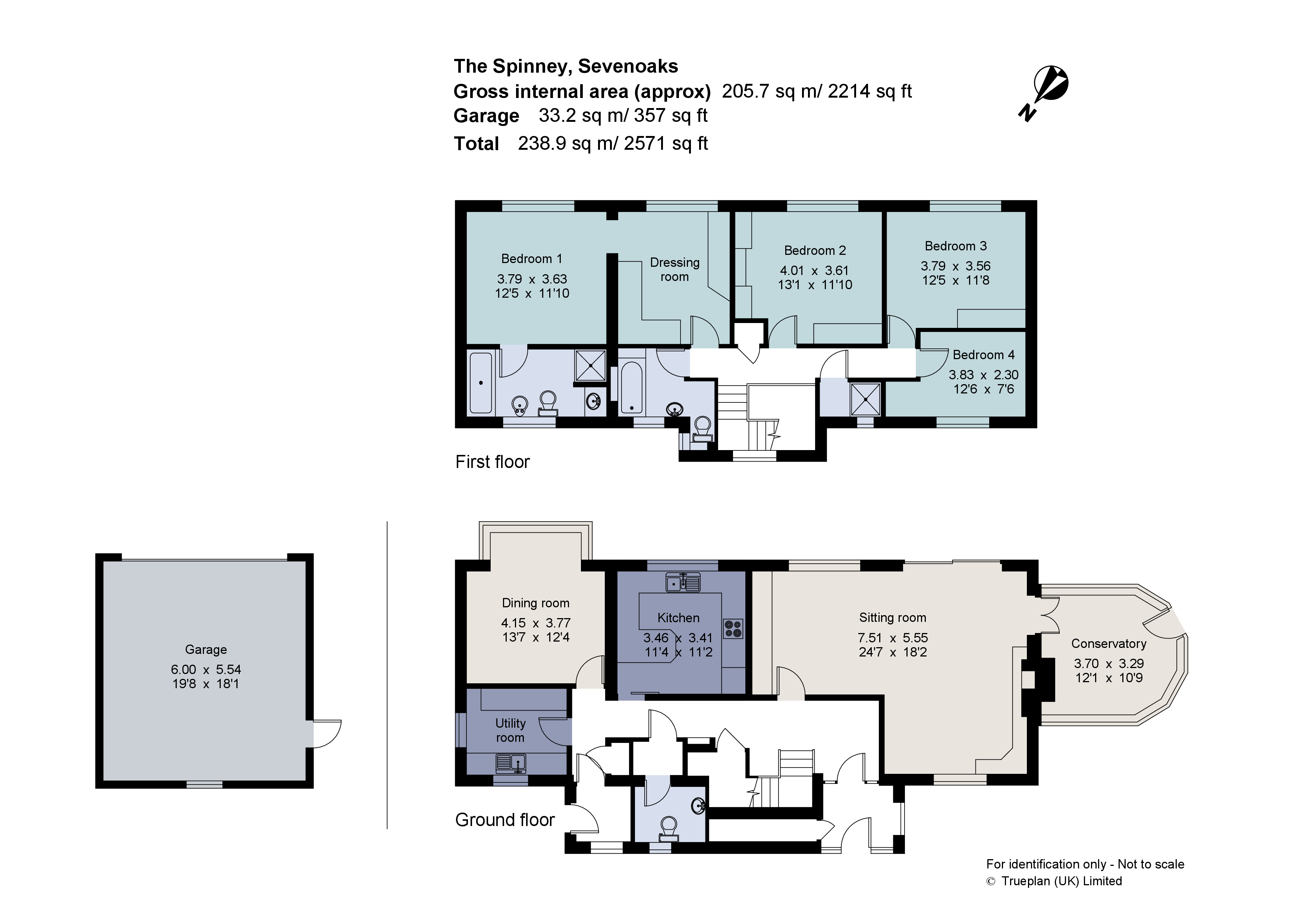 The Spinney, 38, Wildernesse Mount, Kent floorplan