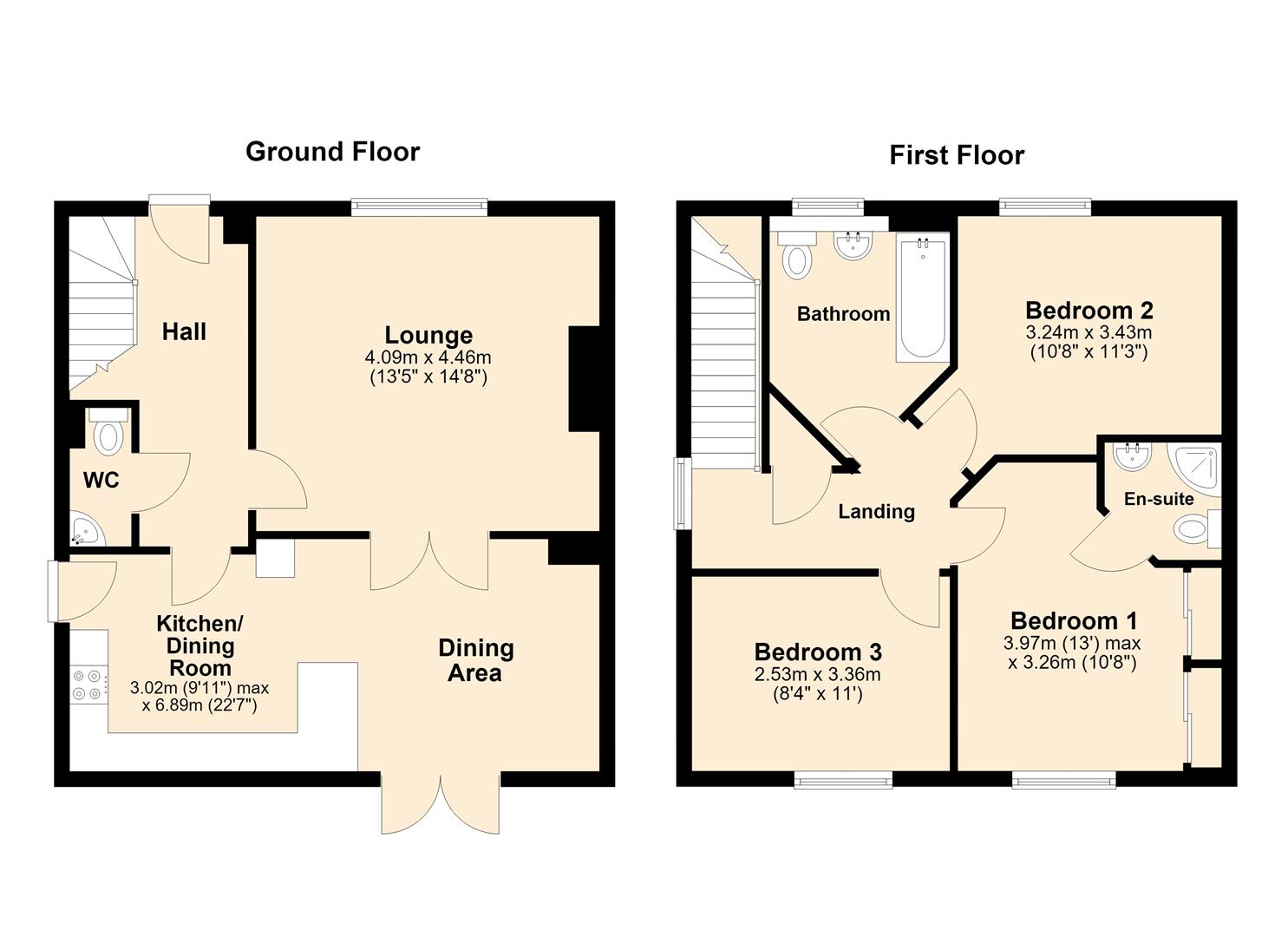 2, All Saints Mews, Preston floorplan