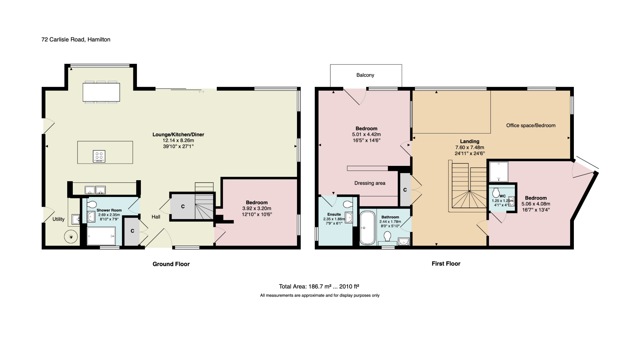 72, Carlisle Road, Hamilton floorplan