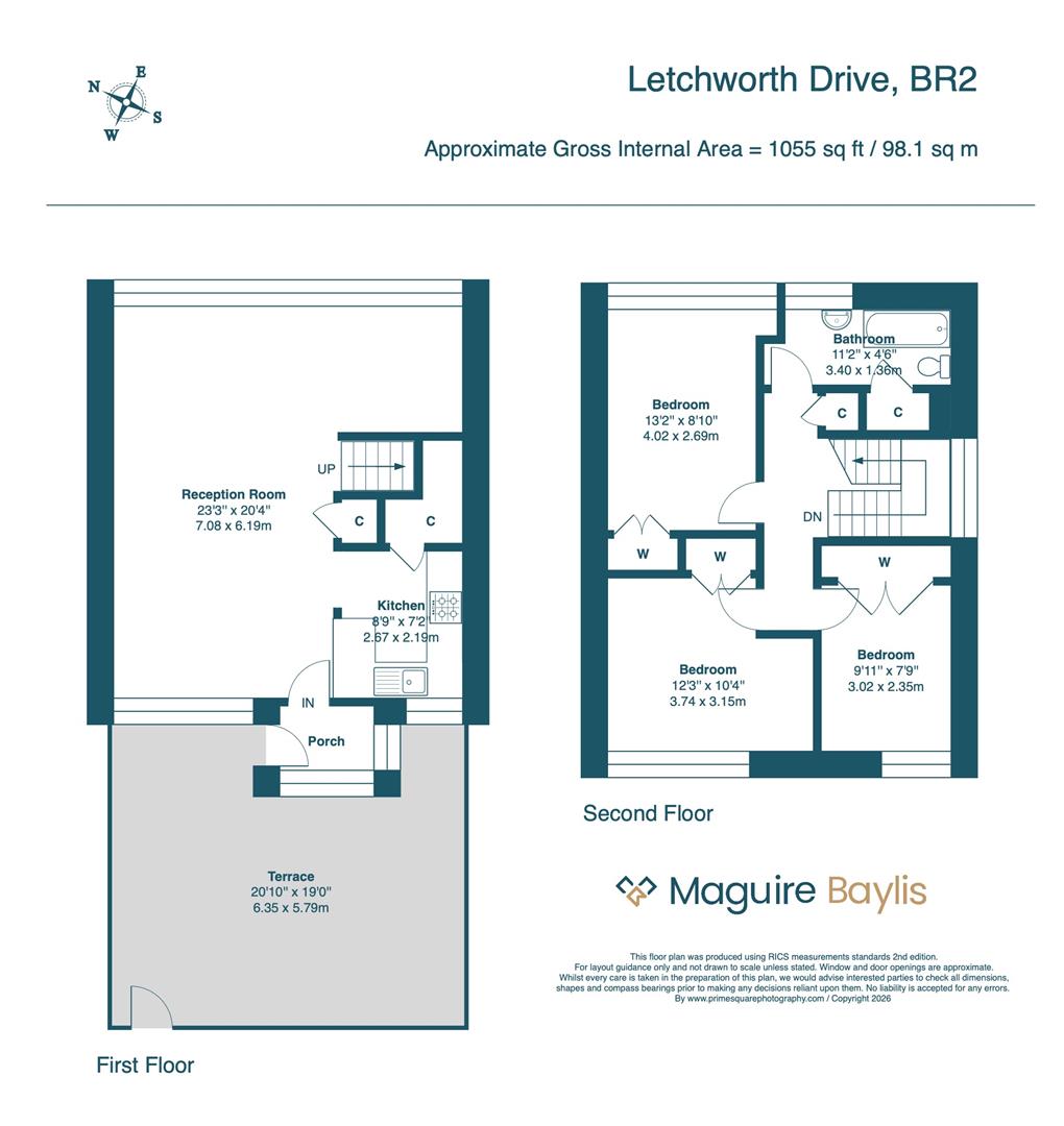 16A, Letchworth Drive, Bromley floorplan