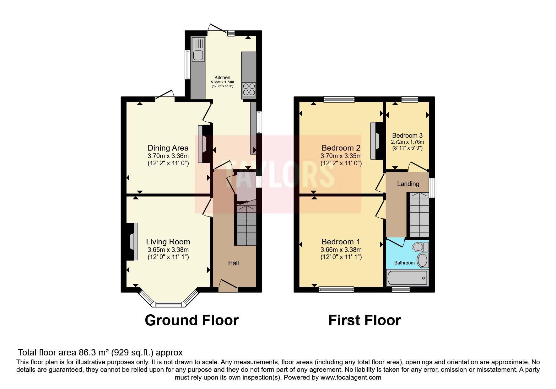 Windmill Road, Flitwick, Bedford, Bedfordshire MK45, 3 bedroom semi