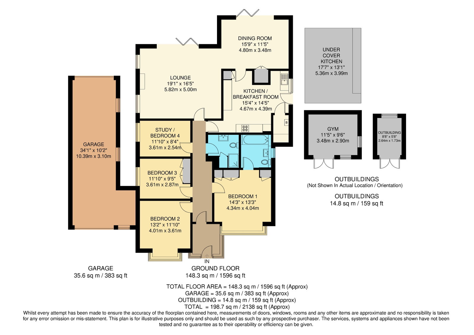 Bryony, Bunce Common Road, Reigate floorplan