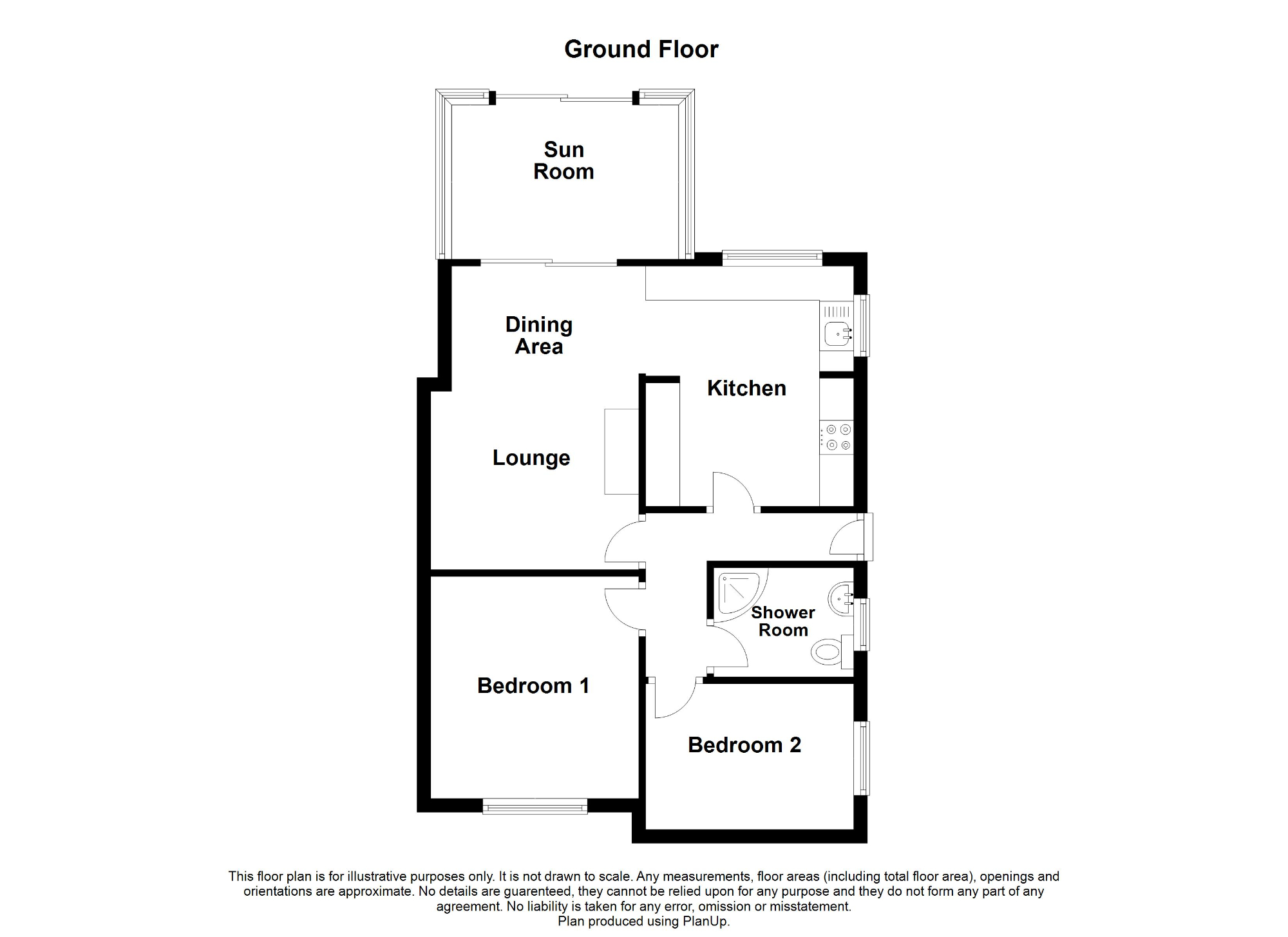 Ashley Close, Minster On Sea, Sheerness ME12, 2 bedroom bungalow for