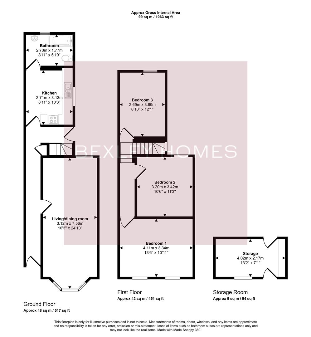 46, Ashburnham Road, Belvedere floorplan