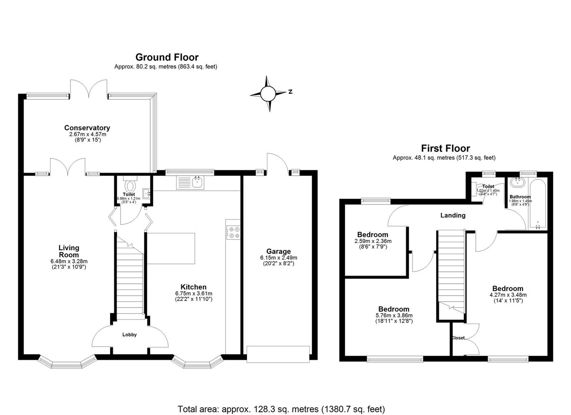 29 Theydon Grove, Woodford Green floorplan