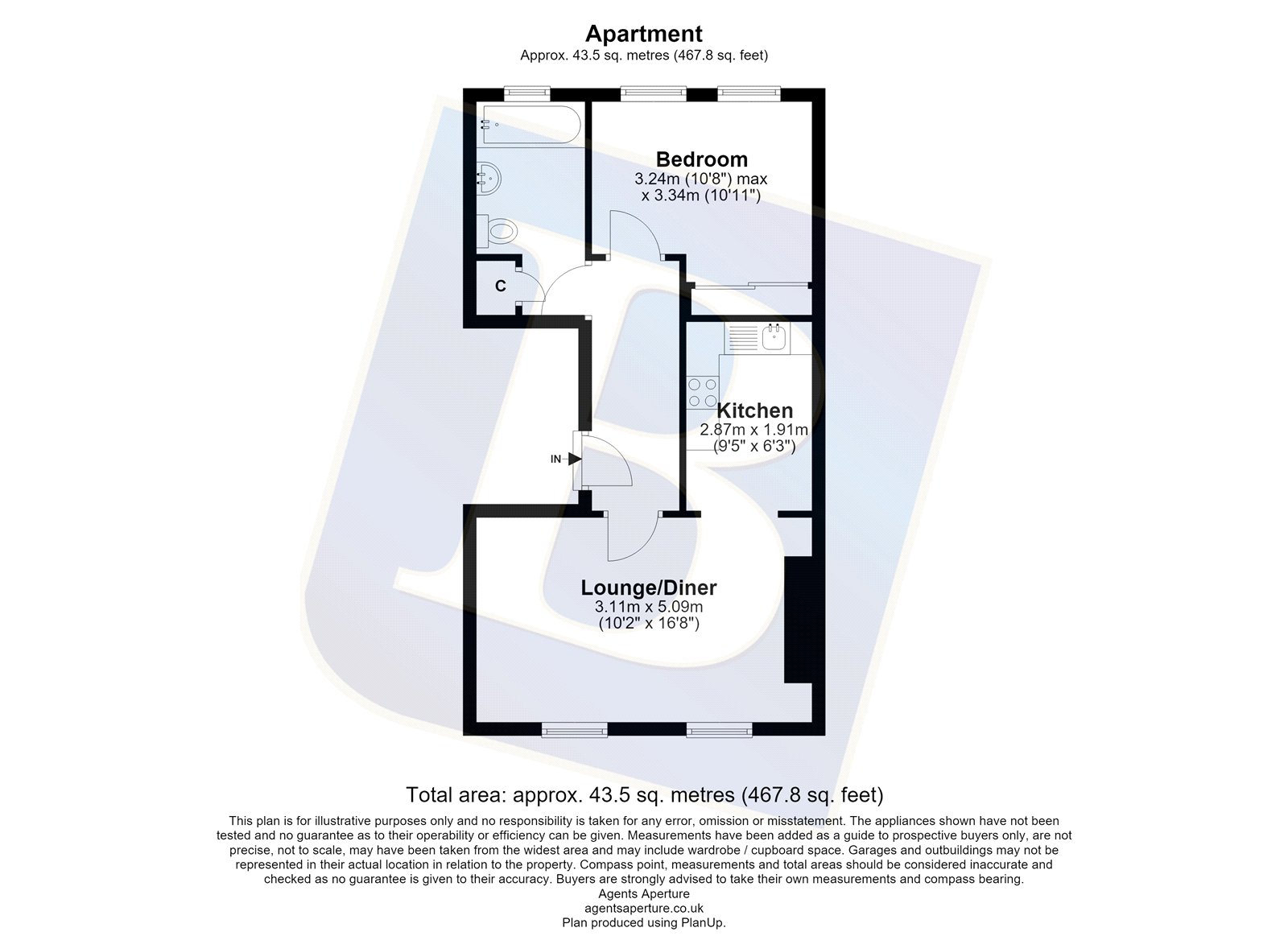 31B,, London Road, Kent floorplan