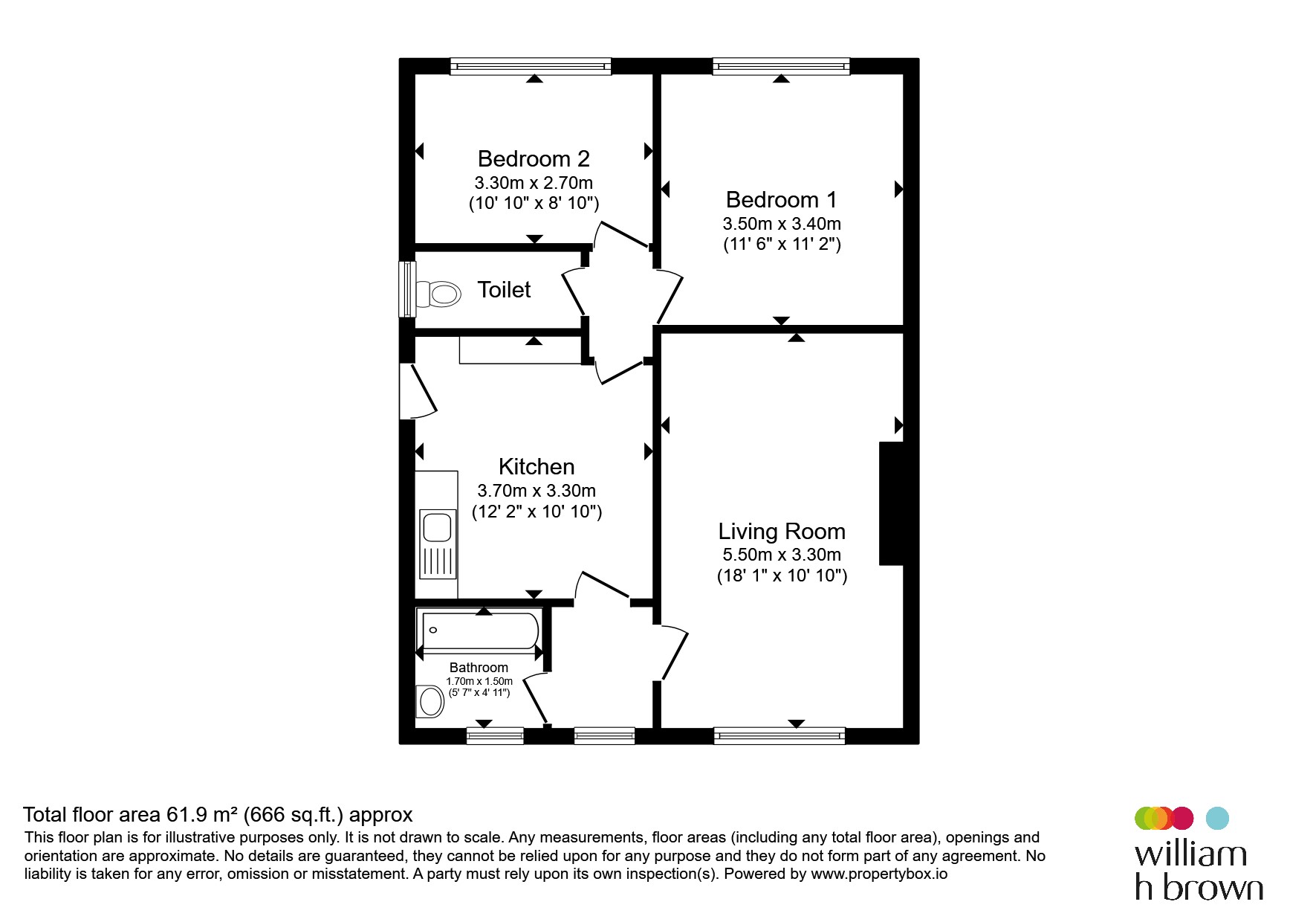 1, Fern Close, York floorplan