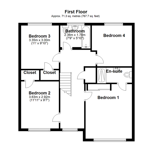 Broadgate, Weston Hills, Spalding PE12, 4 bedroom detached house for