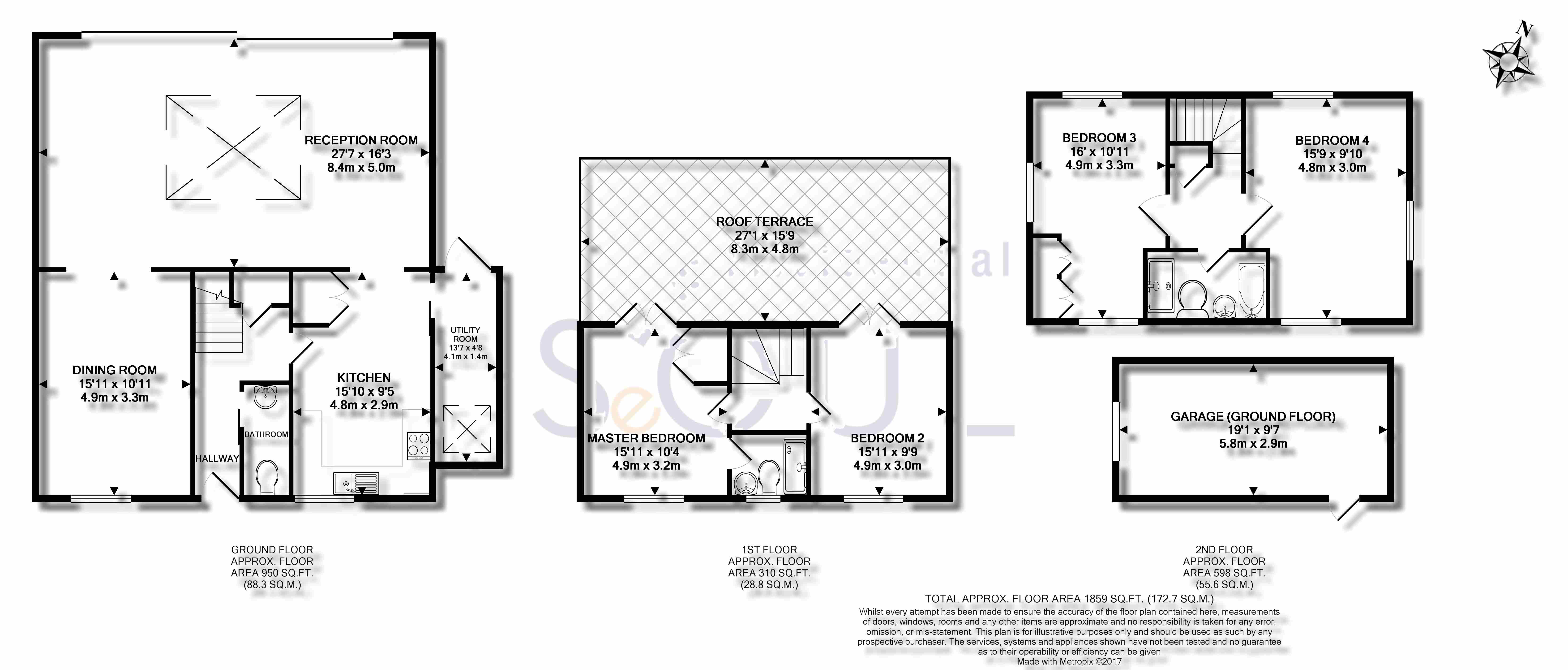 4 Bedrooms Detached house to rent in Beaumont Drive, Worcester Park, Surrey KT4