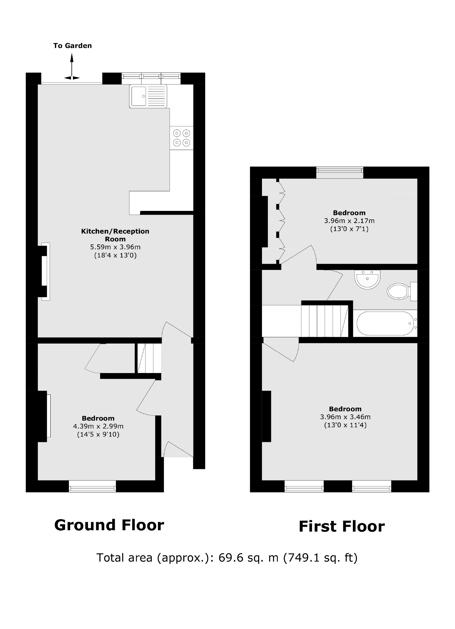 16, Ashbourne Terrace, London floorplan