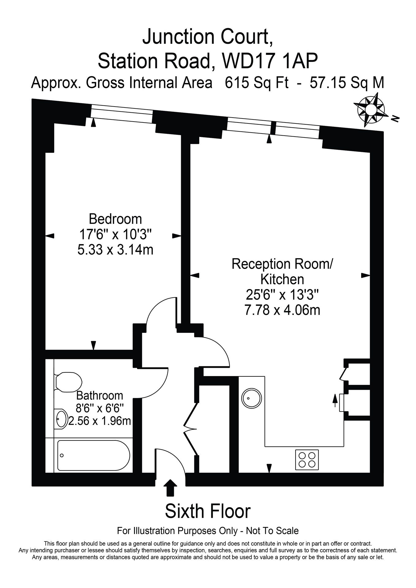 Plot 20, Junction Court, Watford floorplan