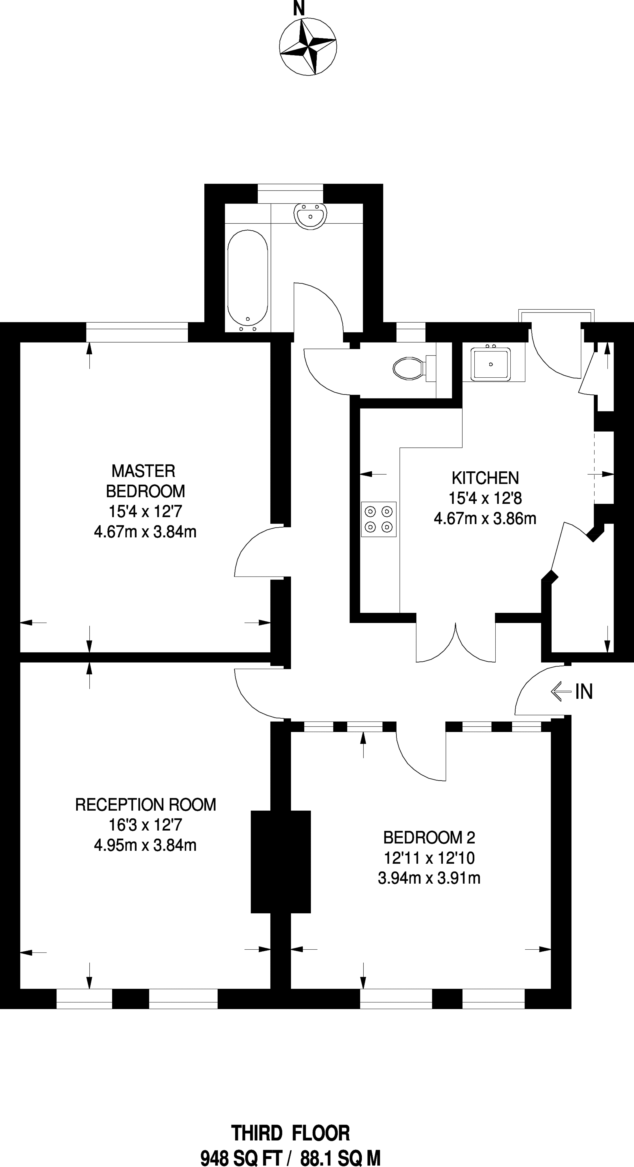 2 Bedrooms Flat to rent in Leigham Avenue, Streatham Hill SW16