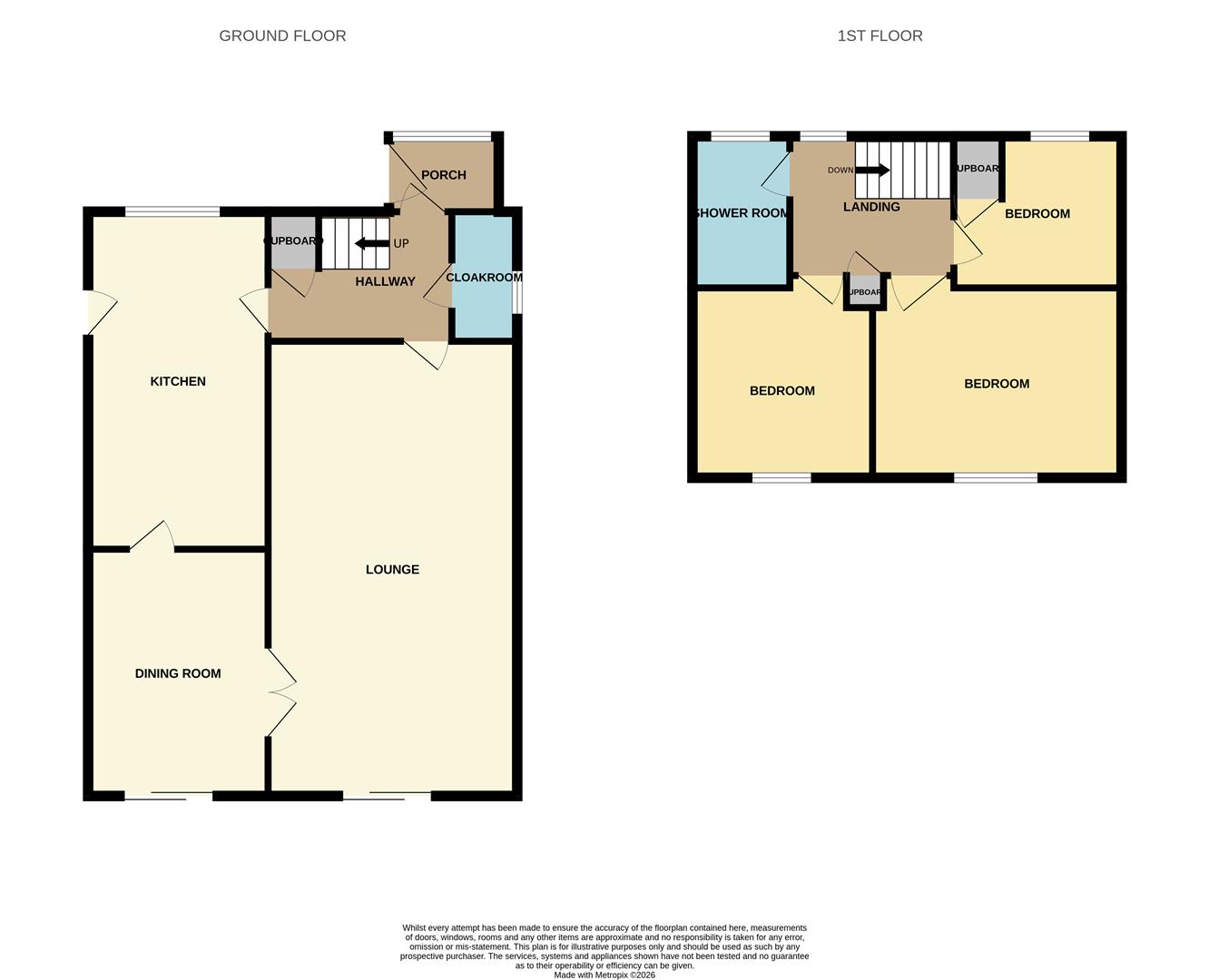 12, Marwood Close, Burnham-On-Sea floorplan