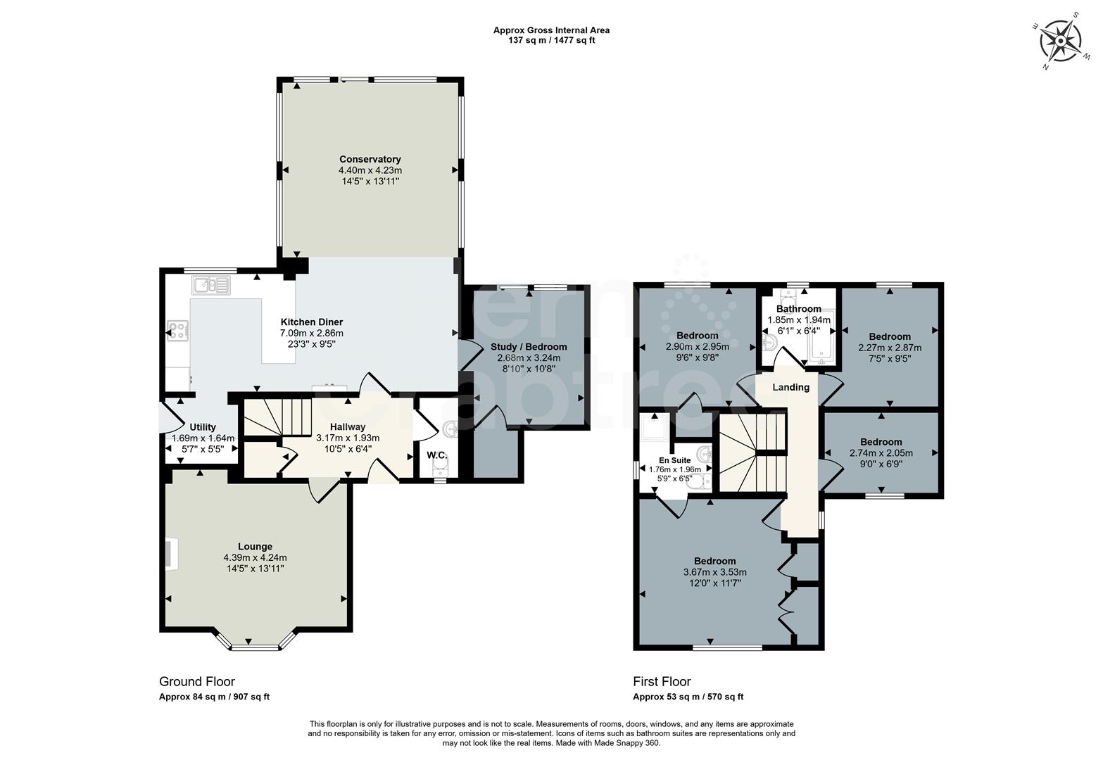 12, Peppermint Drive, Cardiff floorplan