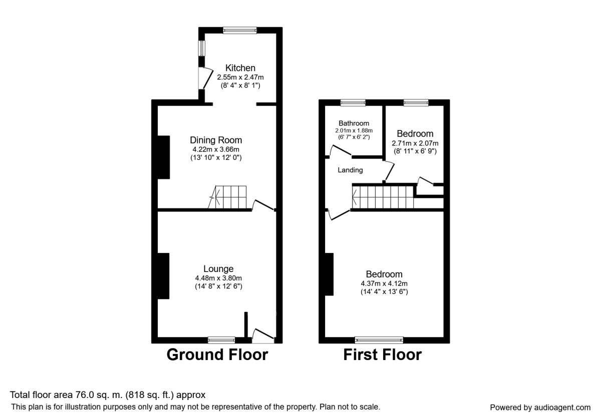 44, Alfred Street, Manchester floorplan