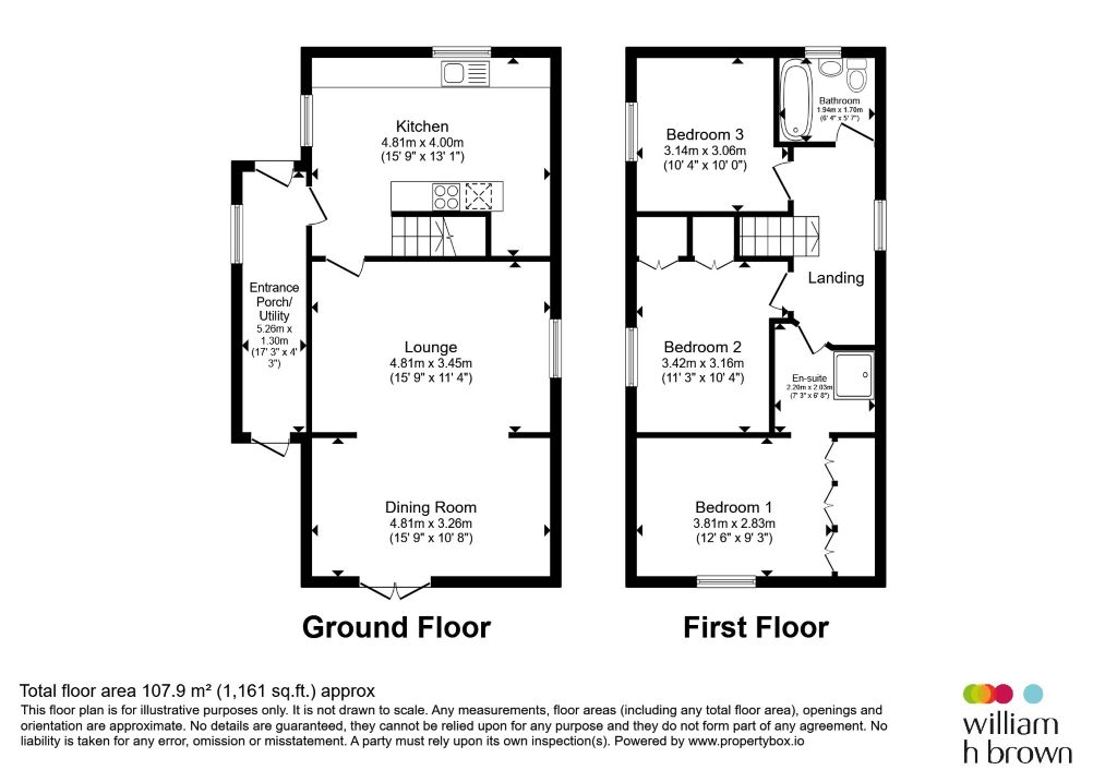 15, Kemsley Road, Colchester floorplan