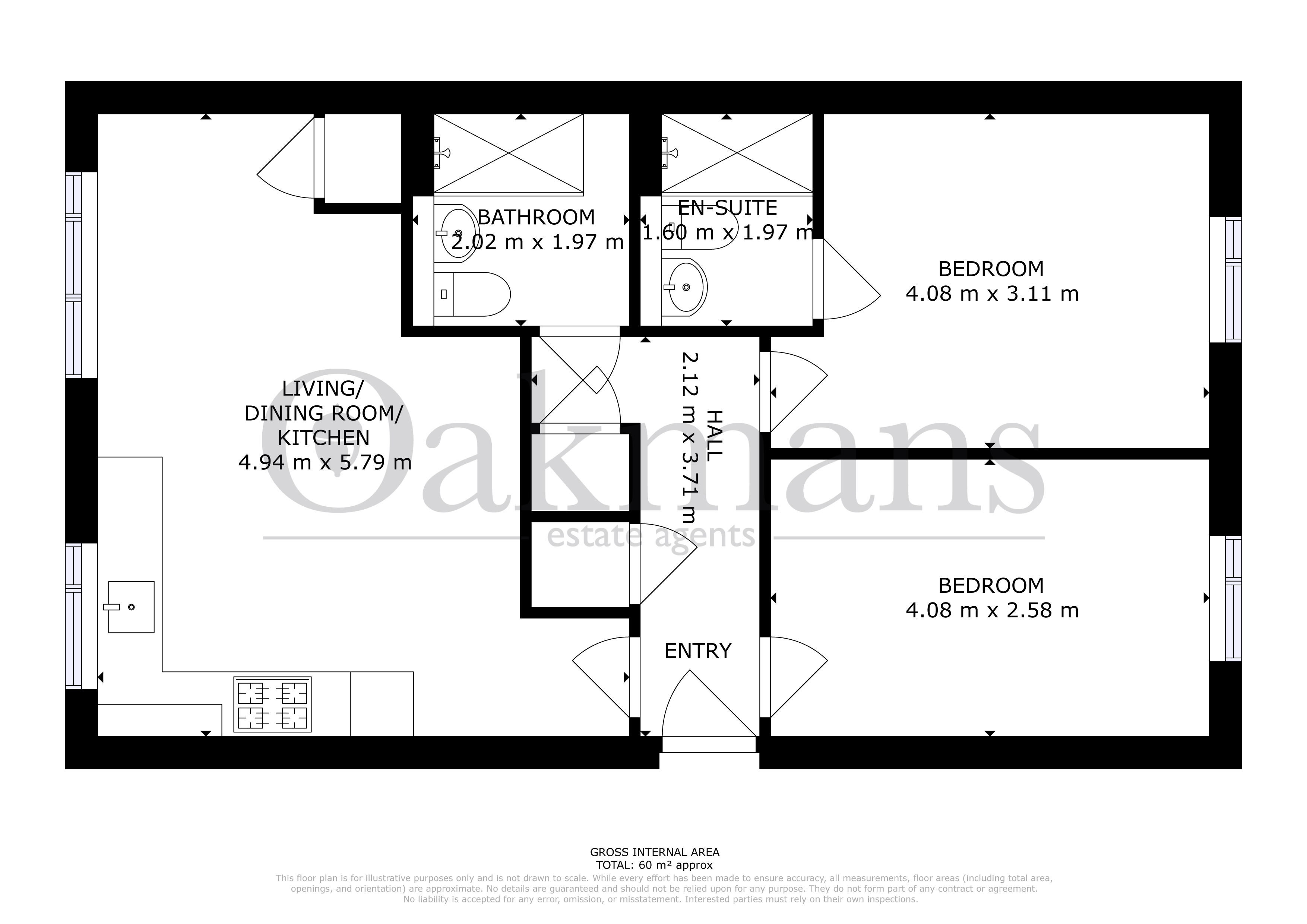 APARTMENT 3, CHAMBERLAIN HOUSE, BIRMINGHAM floorplan