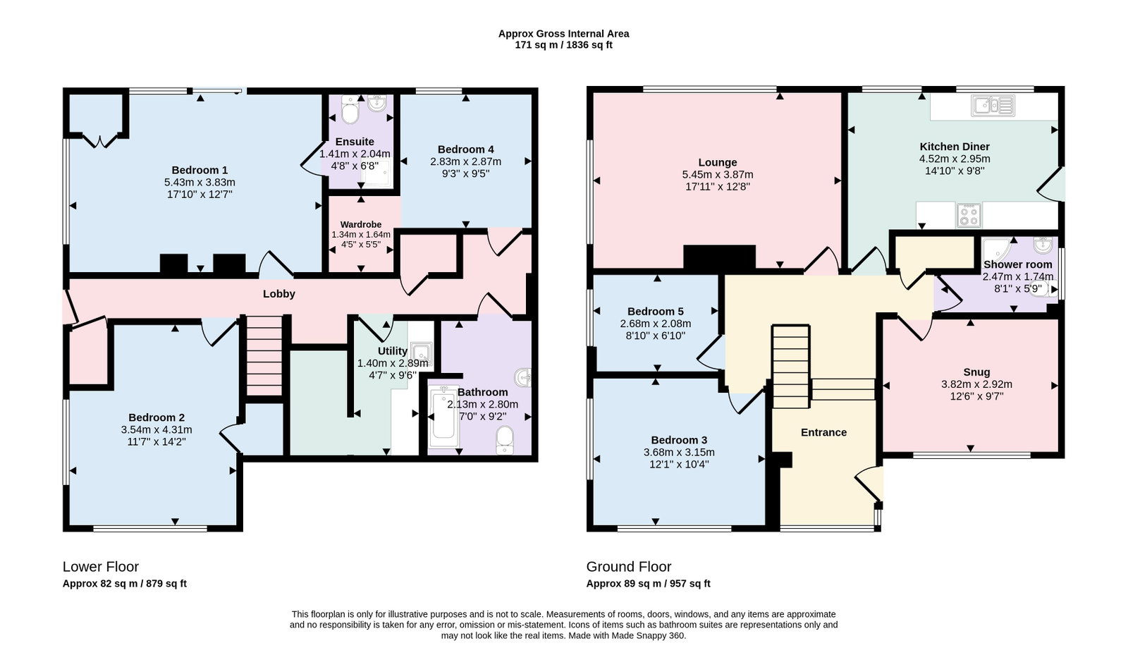 12, Furzehatt Rise, Plymouth floorplan