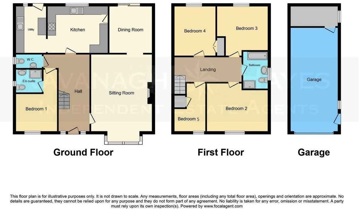 The Poplars,, March Road, Wisbech floorplan