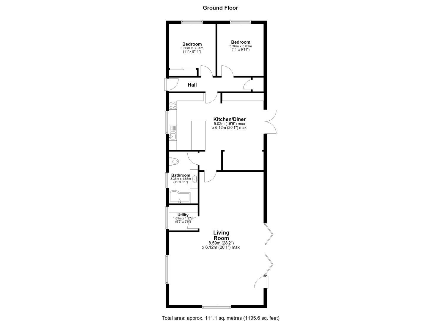 8, Bell Lane, Burham floorplan