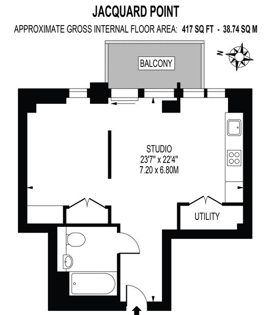 Jacquard Point, 5 Tapestry Way, London floorplan