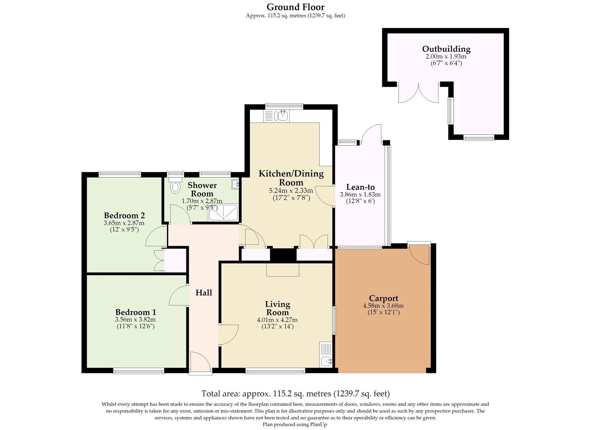 Long View Longwater Lane, Norwich floorplan