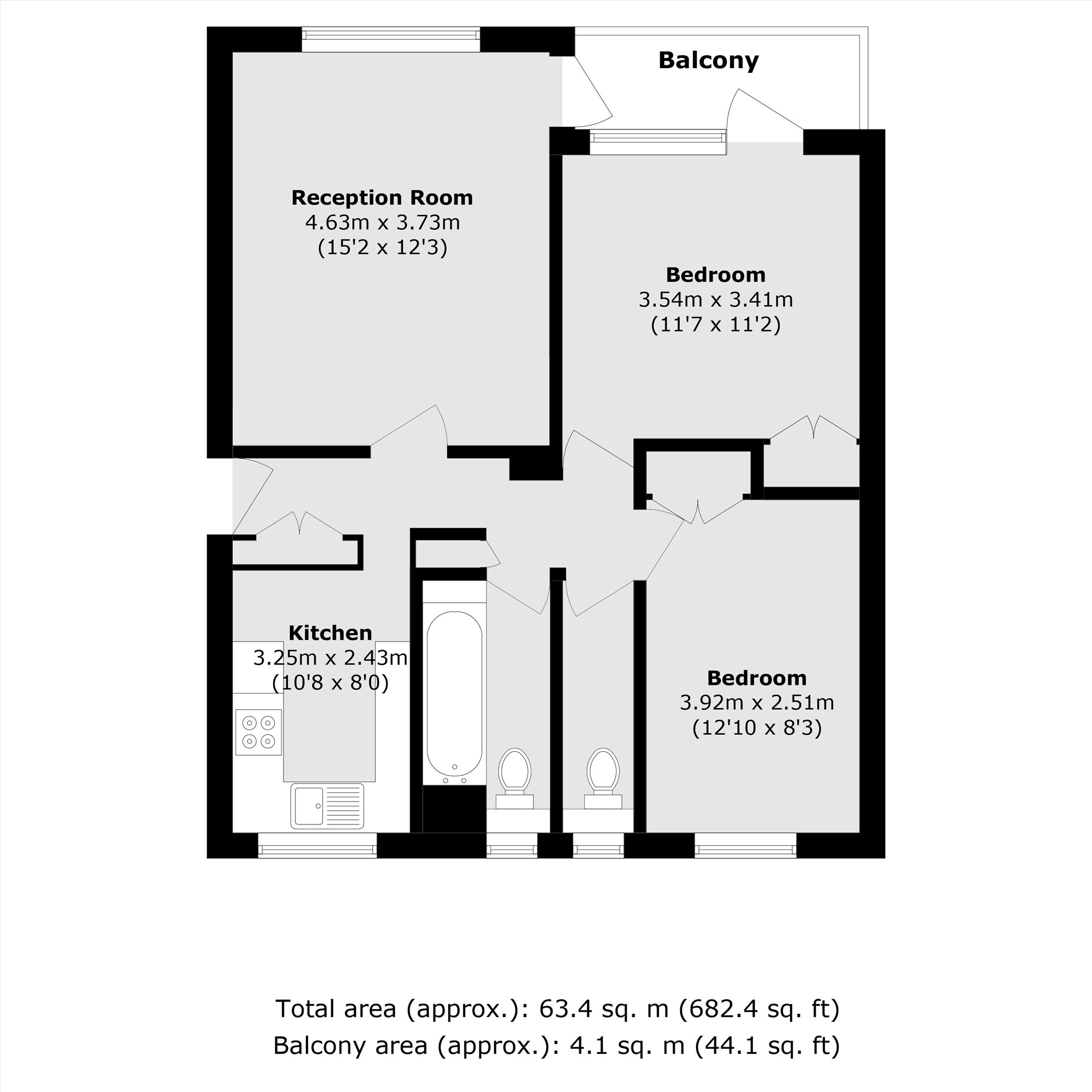 Kilburn Vale, London floorplan