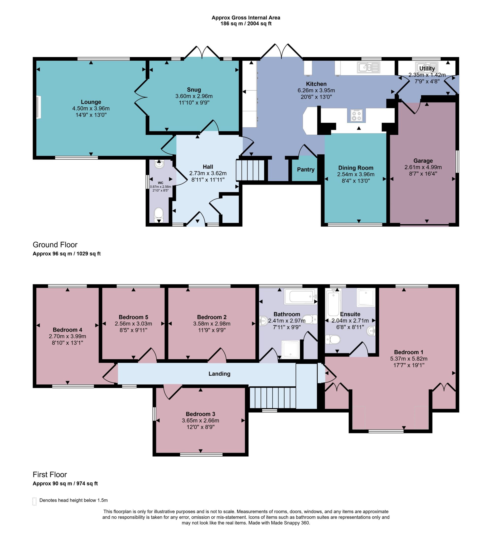 17 Abbotts Oak Drive, Coalville floorplan
