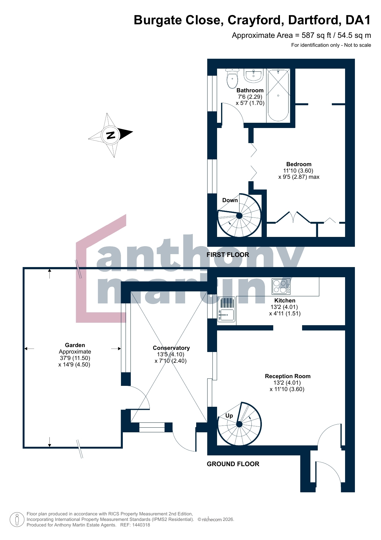 27, Burgate Close, Kent floorplan