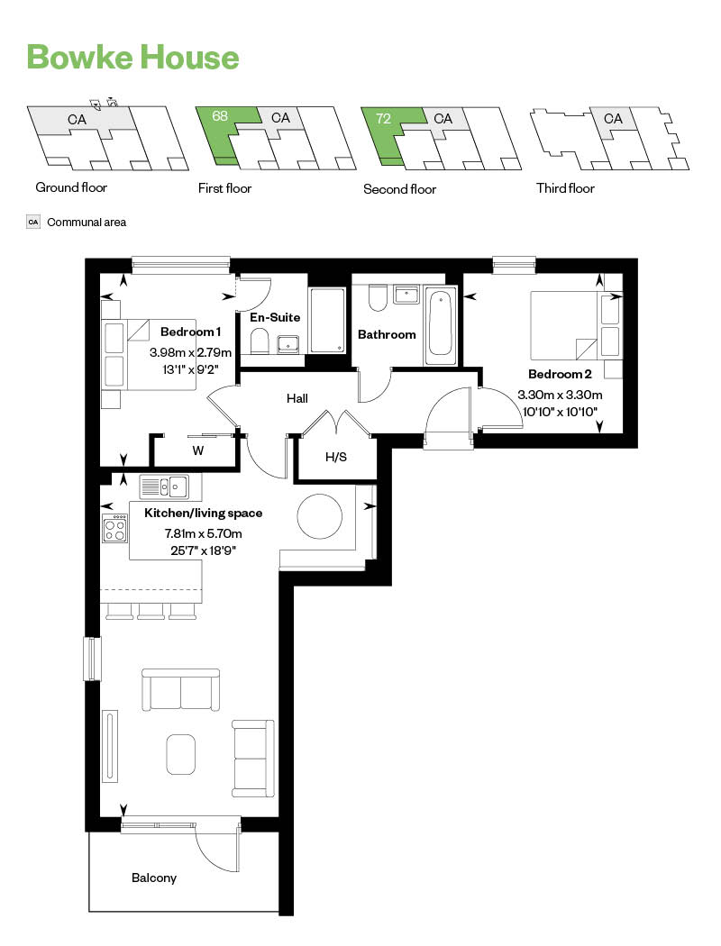 72, Winchester Avenue, Winchester, So22 6Uh floorplan