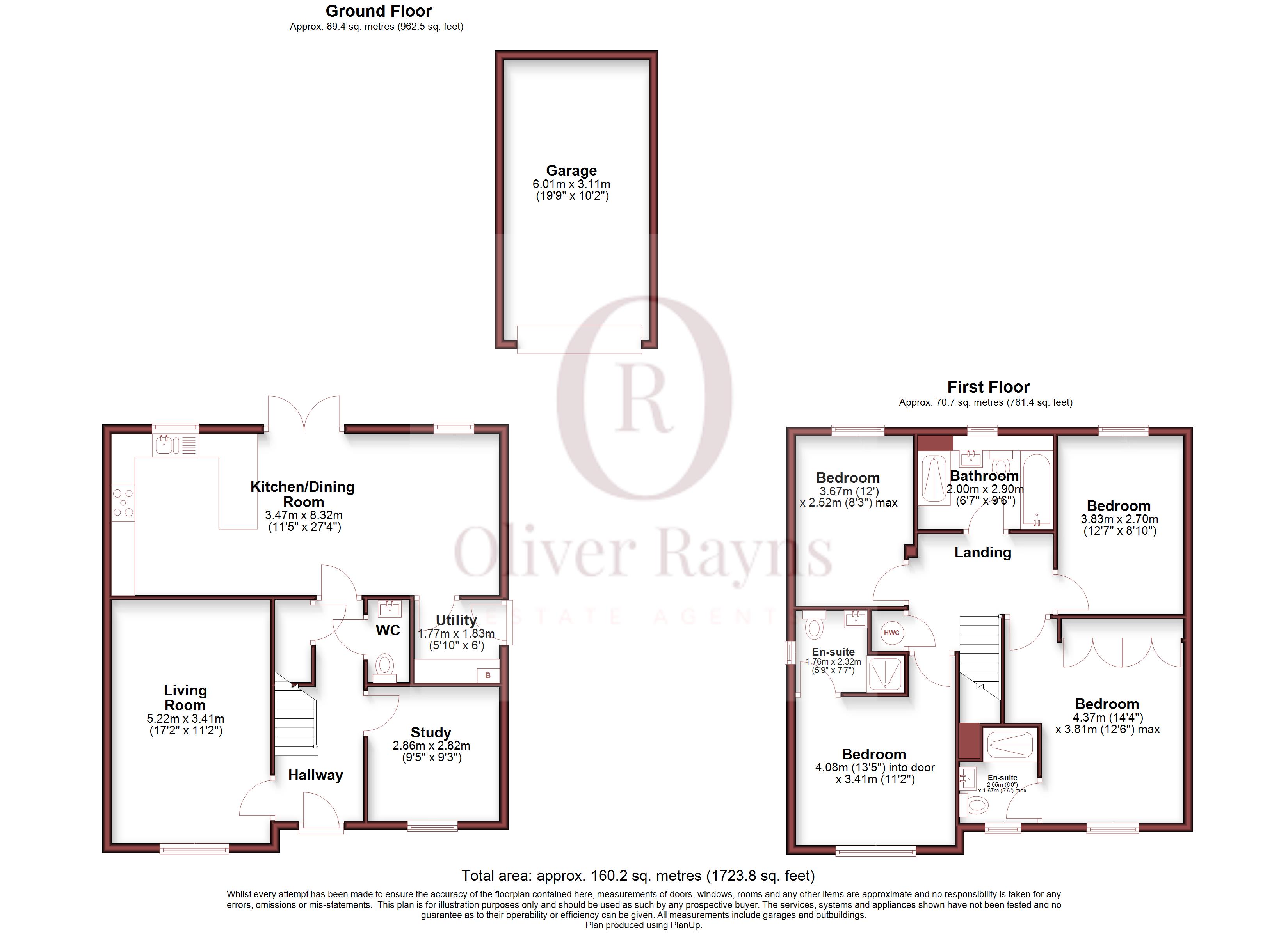 12, Upper Oaks Drive, Leicester floorplan