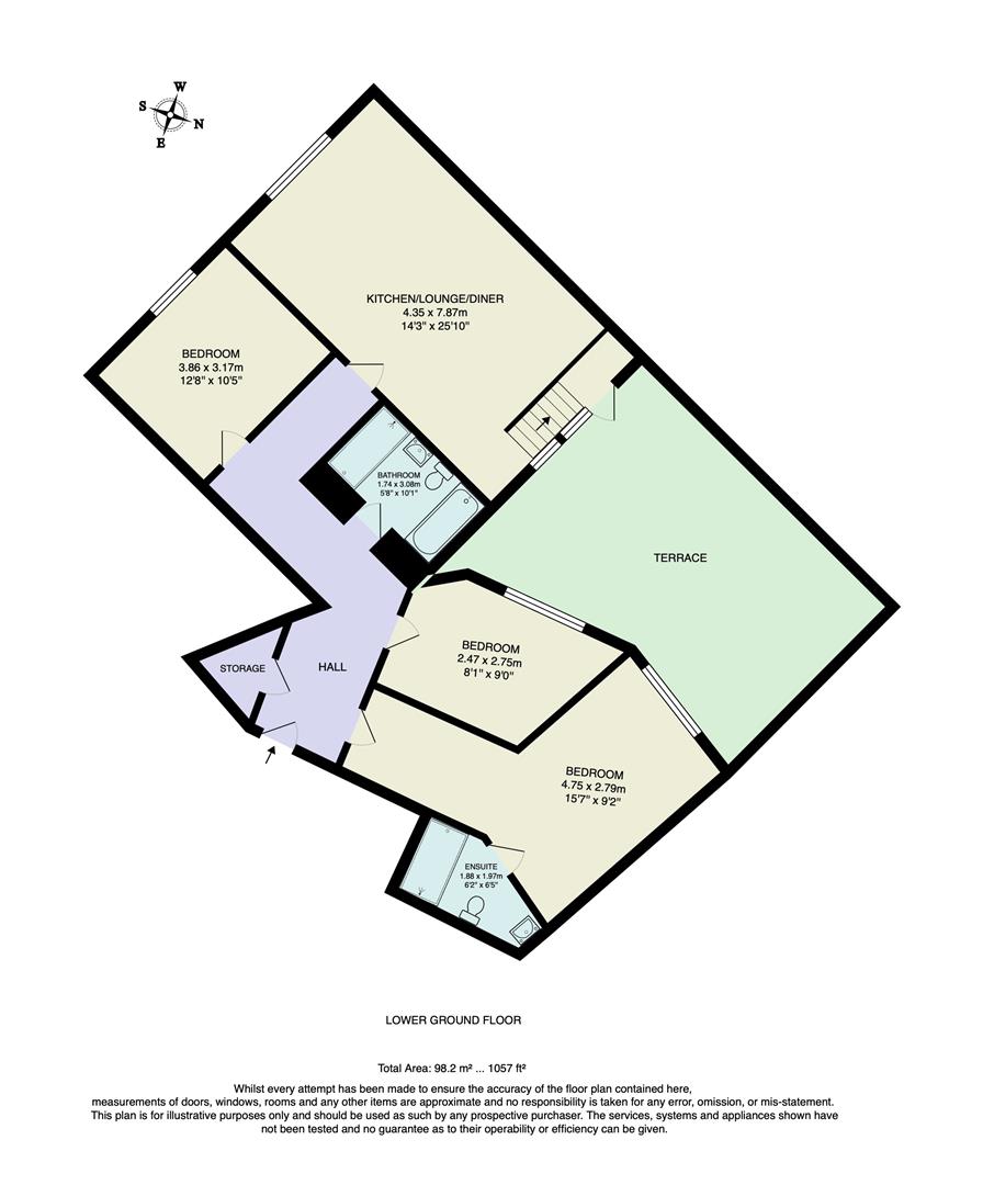 1, Wycliffe House 245-247, Cranbrook Road, Ilford floorplan