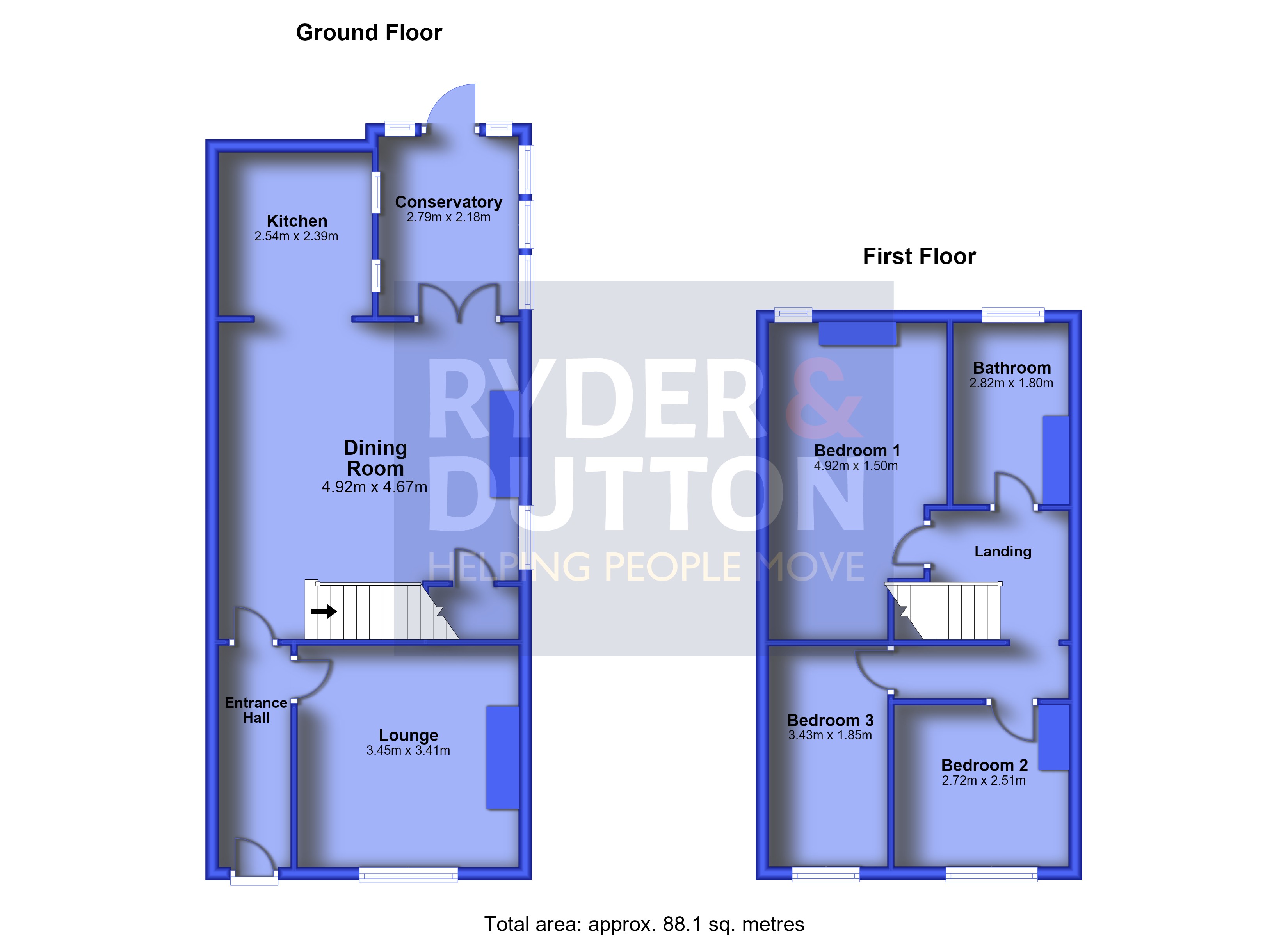2, Hawthorn Road, Manchester floorplan