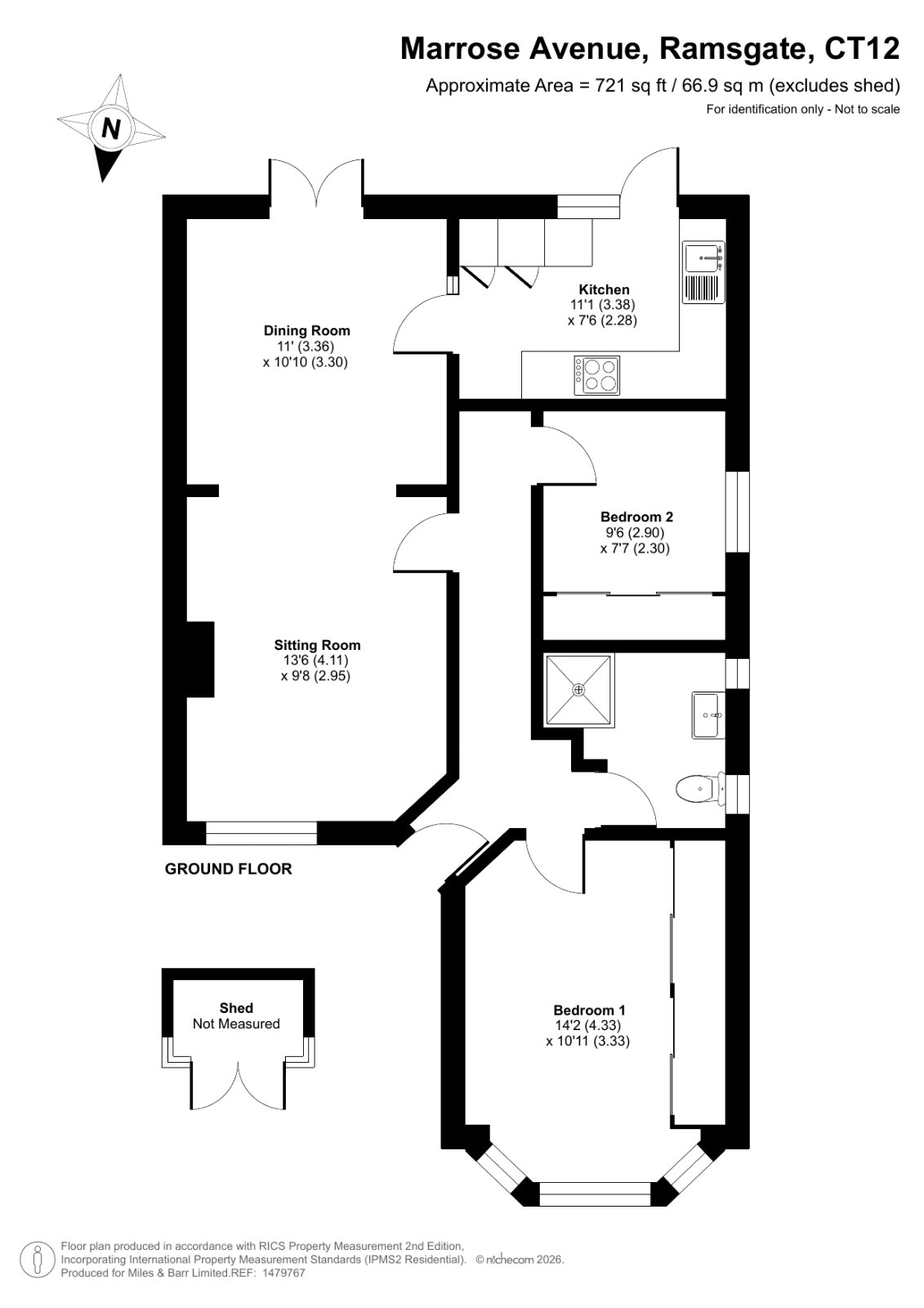 3, Marrose Avenue, Kent floorplan