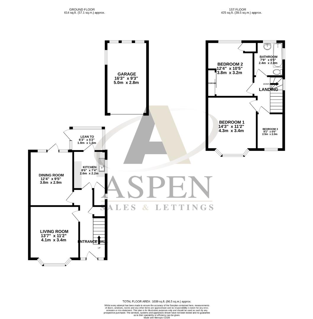 23, Lodge Way, Ashford floorplan