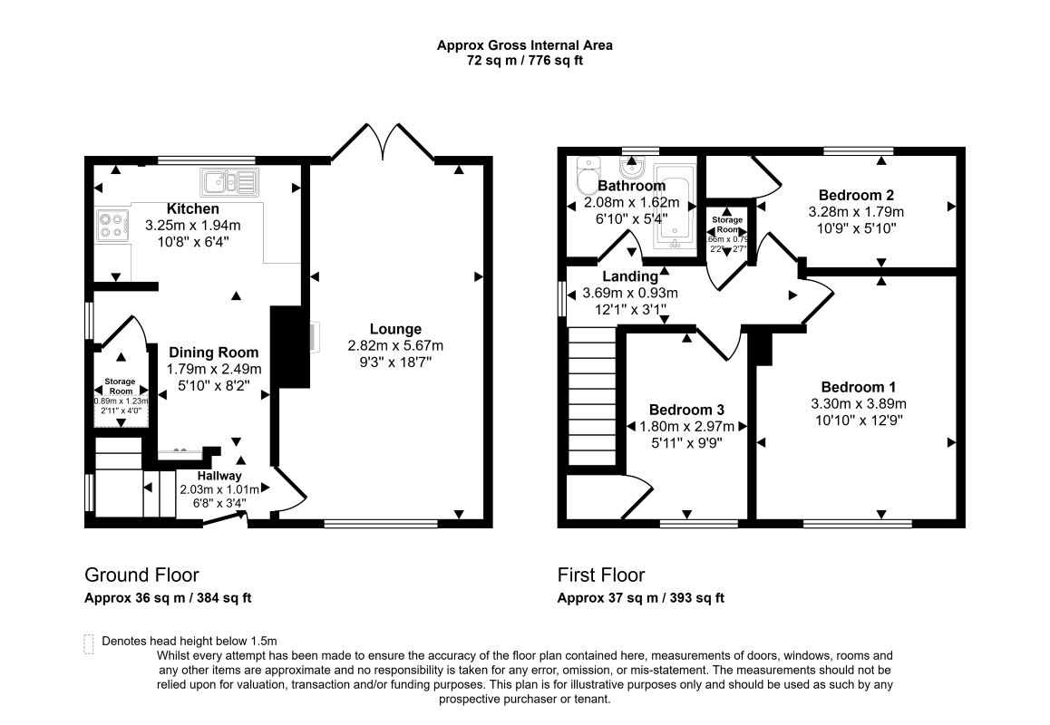 5, Bombay Road, Wigan floorplan