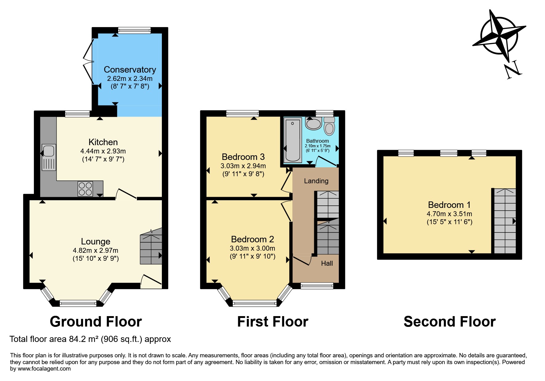 2, Barncoose Terrace, Redruth floorplan