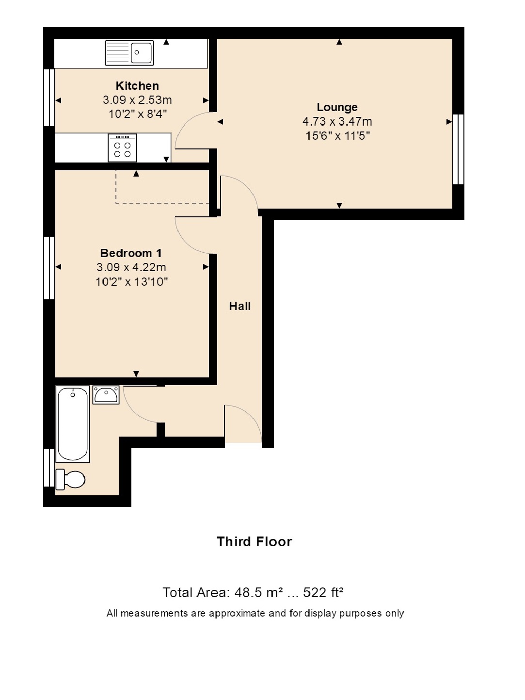 1 Bedrooms Flat to rent in Peabody Estate, Southwark Street, London SE1