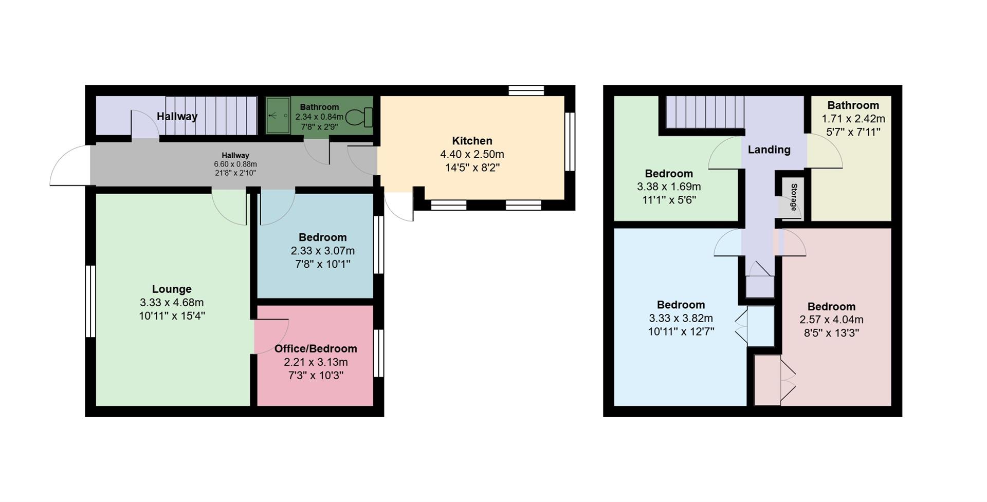 1, Yew Tree Road, Manchester floorplan