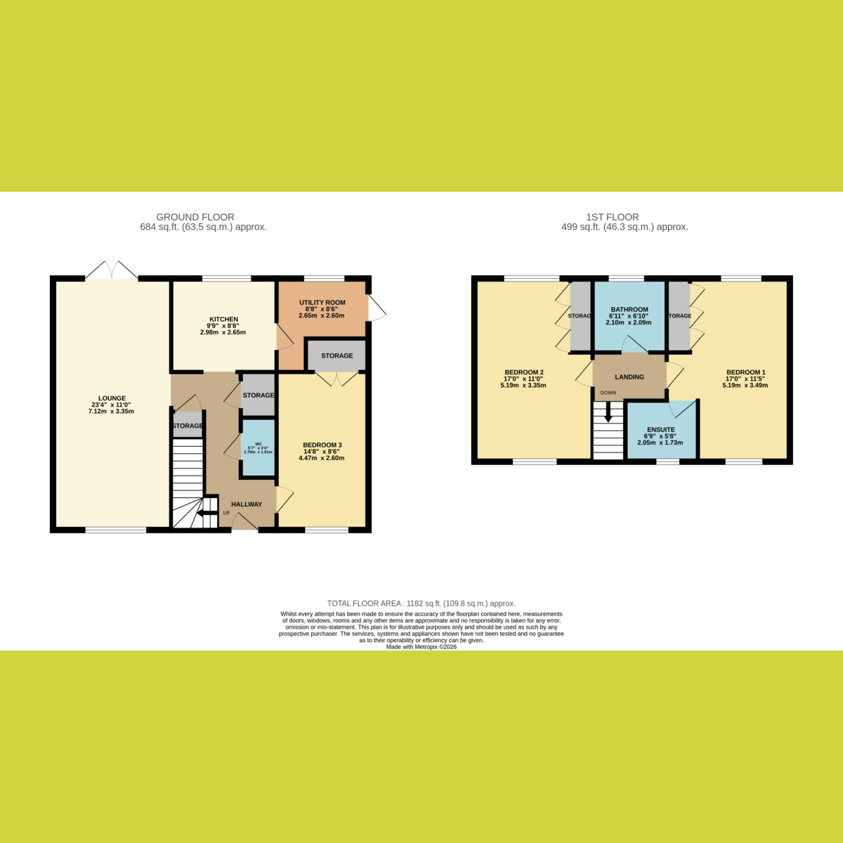 49A, Broad Walk, Hockley floorplan